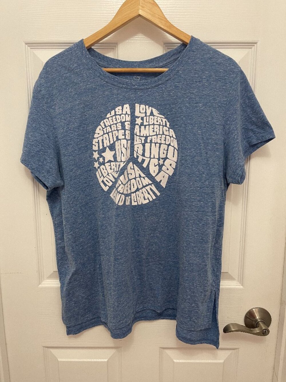 State of Mine Americana T-Shirt Blue XXL Graphic Tee